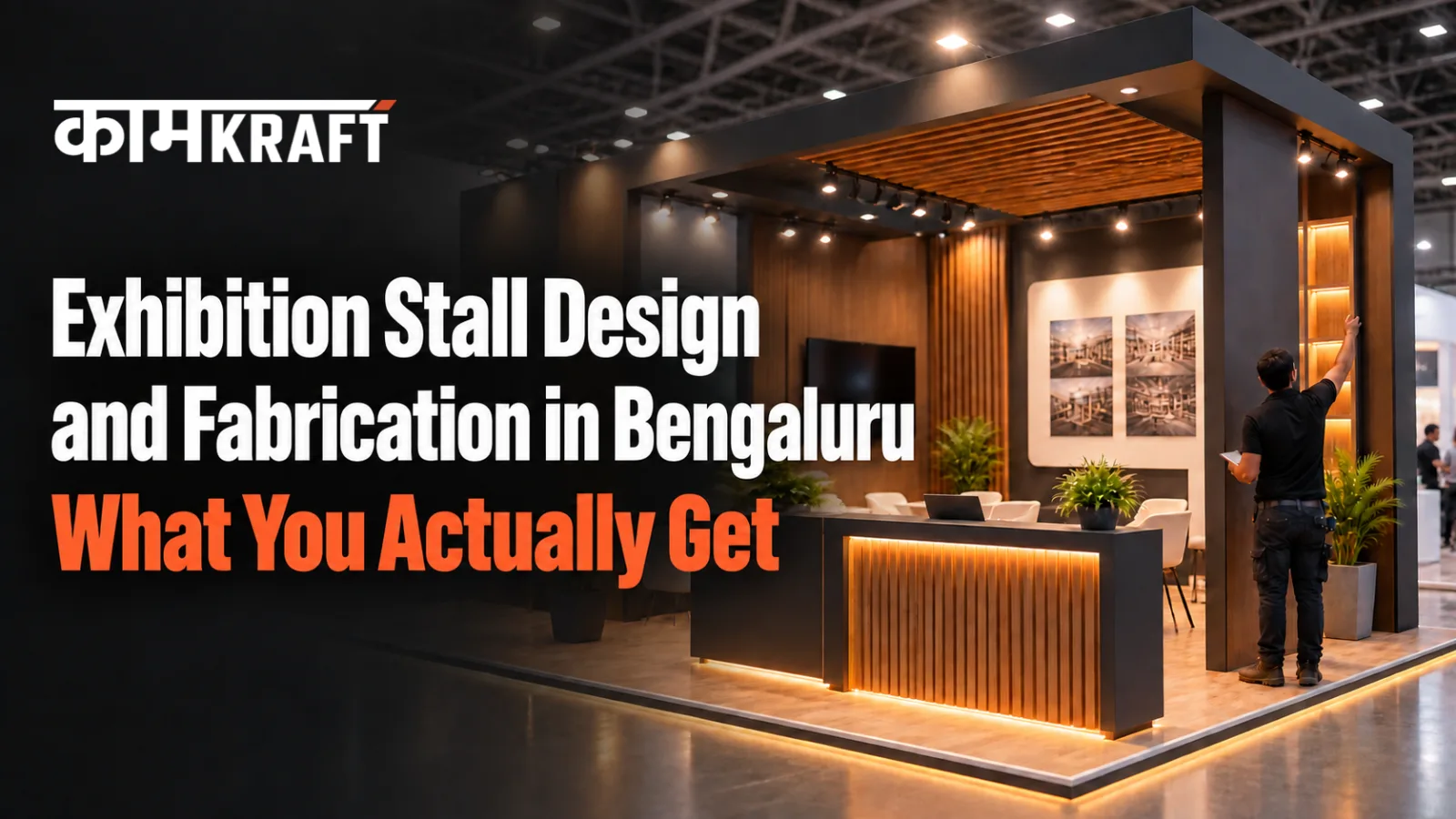 Exhibition stall design and fabrication in Bengaluru by KaamKraft