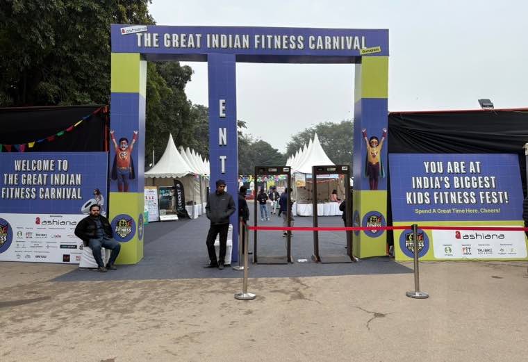 Event entrance arch and branded gates